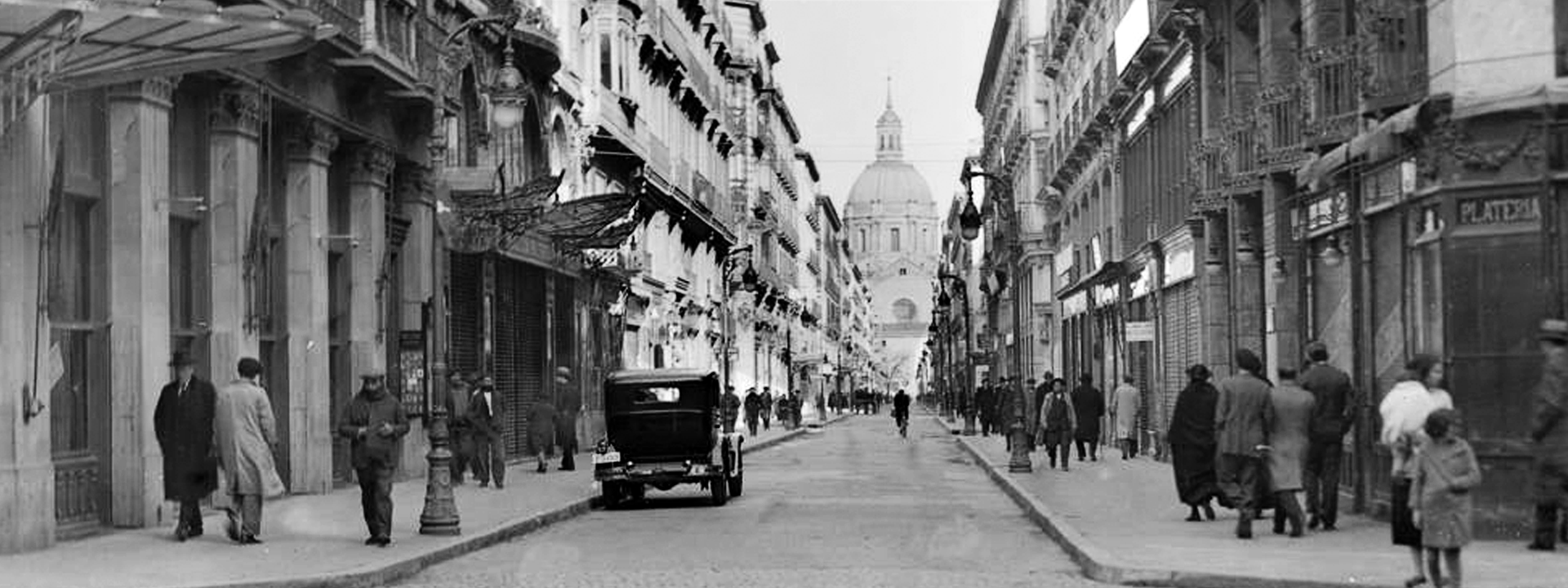 Foto antigua de Zaragoza